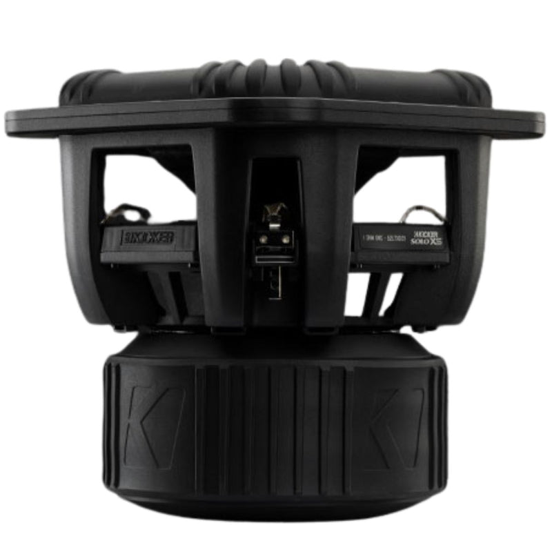 KICKER Solo XS 12" 52L7XS121 1-Ohm DVC 3000W RMS Square Subwoofer