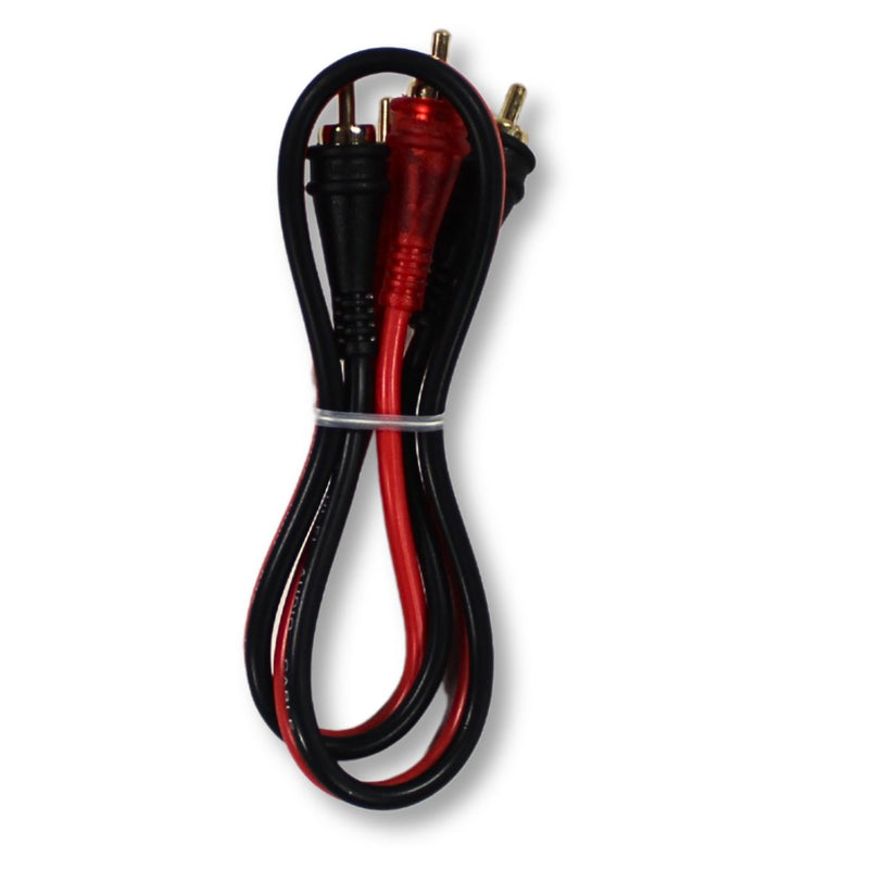 Audiopipe Frosted RCA Cables w/Gold-Plated RCA Connectors (10 Pack) 1.5-25 Feet