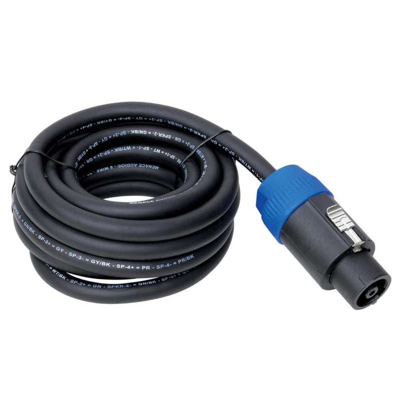 Red Fully Loaded Speaker Box w/ 2x 10" Woofers, 6x 6" Drivers, 4x 4" Tweeters