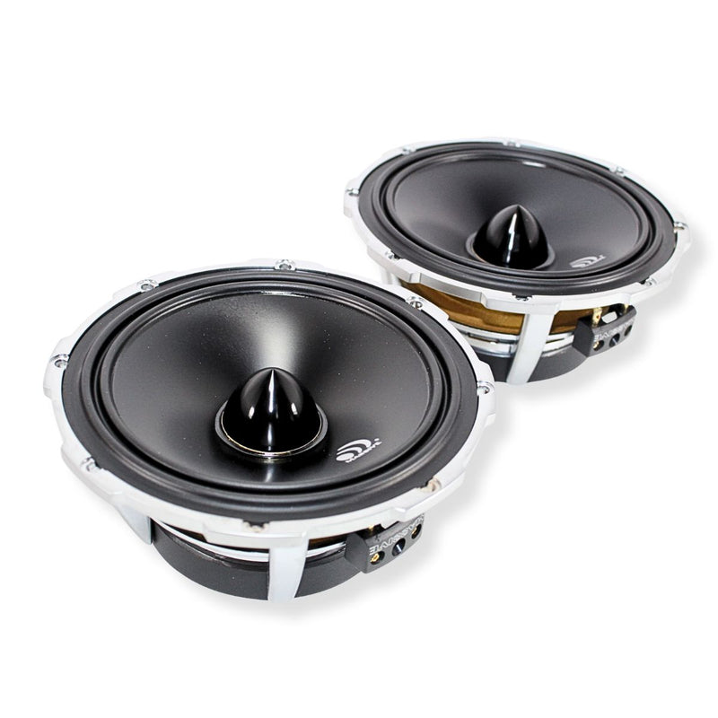 Pair of Massive Audio 6.5" 2-Ohm 150 Watts RMS Component Speakers