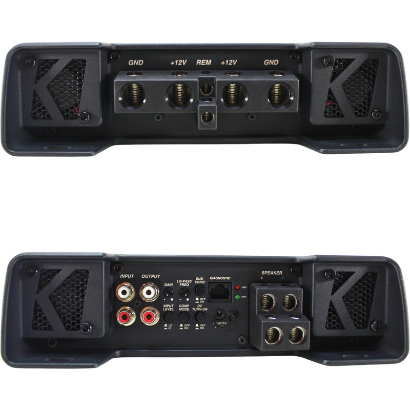 Solo X 18" Dual 1 Ohm 2000 Watt RMS Subwoofer Combo with Warhorse 3600 Amplifier