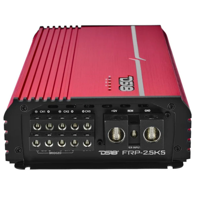 DS18 250W x 4 + 1200W RMS Sub FRP-2.5K5 Full-Range Class D 5-Ch Amplifier