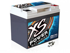 XS Power 12V Compact Pro Car Audio Starting Battery AGM 43 Amp Hours D975