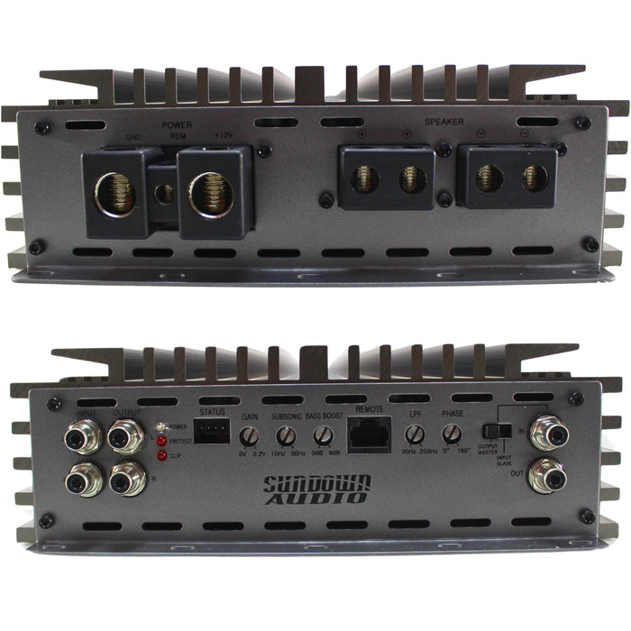 Sundown Audio SALT-3 3000W 1-Ohm Class-D Monoblock Amp w/ Bass Control / SALT-3