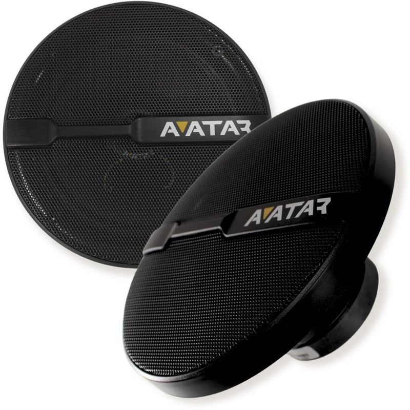Avatar 6.5" 50 Watt RMS 4-Ohm Black Coaxial Speaker Pair XBR-613