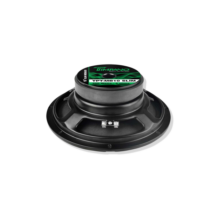 Timpano 10 Inch 400W 4 Ohm Mid Bass Shallow Mount Loudspeaker TPT-MB10 SLIM