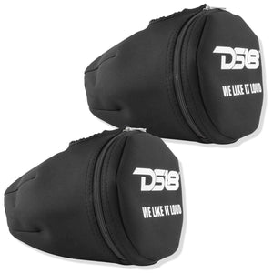 6.5" Marine Tower Speaker Protective Covers for NXL-X & CF-X Series, Black, Pair