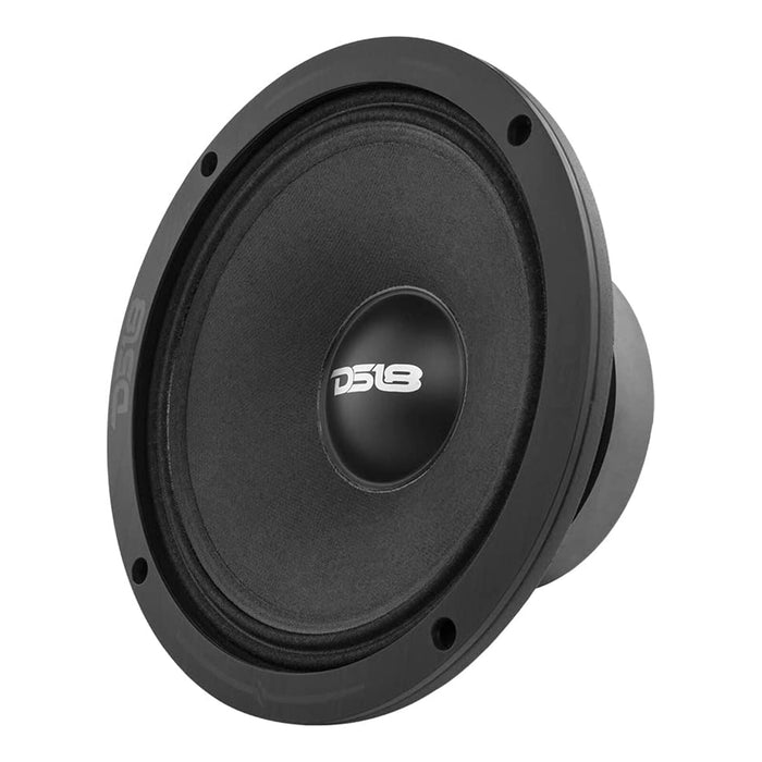 DS18 Pro Car Audio 8" Motorcycle Mid-Range Speaker 700W 8 Ohm Black PRO-ZXi8M