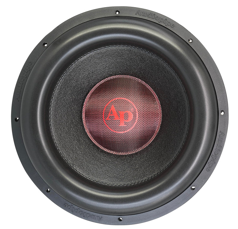Audiopipe 15" 1500W RMS Dual 2-Ohm 5-Stack Composite Cone Subwoofer