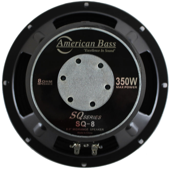 American Bass Pro Car Audio 8" Midrange Speaker 350 Watt 8 Ohm SQ-8