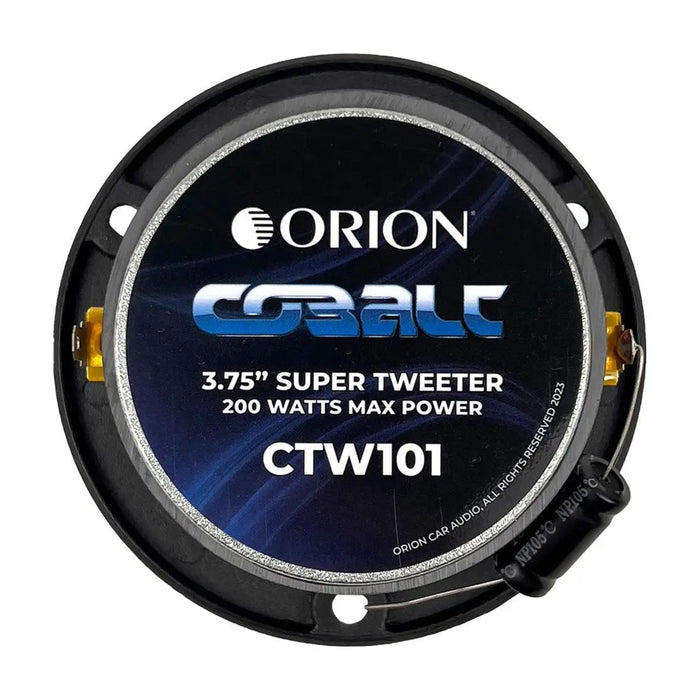 3.75" 4-Ohm 50 Watt RMS Bullet Super Tweeters Orion Cobalt CTW101 Pair