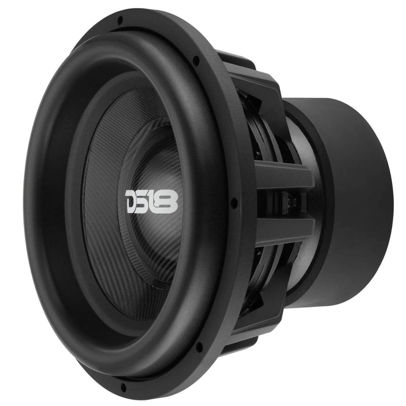 DS18 15" 3500W RMS Dual 1-Ohm Carbon Fiber Car Subwoofer CARBON15.1D