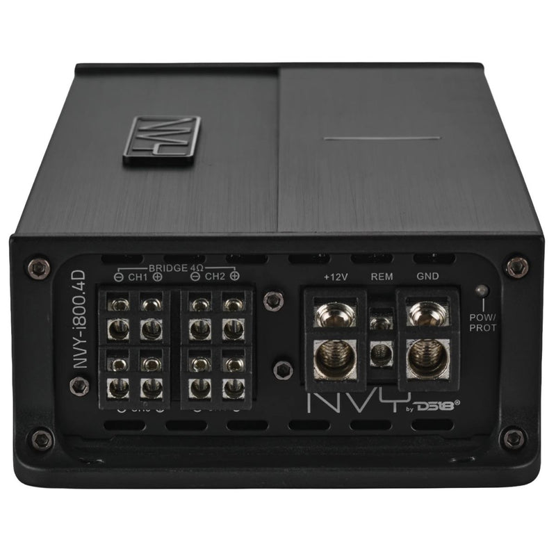 DS18 NVY-i800.4 800 Watts RMS 4 Channel Class D 2 Ohm Powersport Amplifier