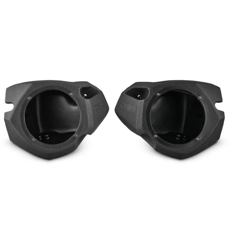 DS18 Pair of Empty Polaris RZR 6.5" Front Kick Panel Speaker Pods