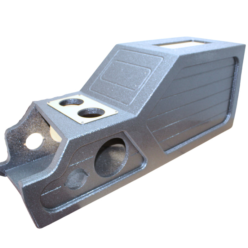 King Boxes 12" Center Console Chevy/GMC 1999-2006 (2) 6.5" & (2) 3.5" Cutouts