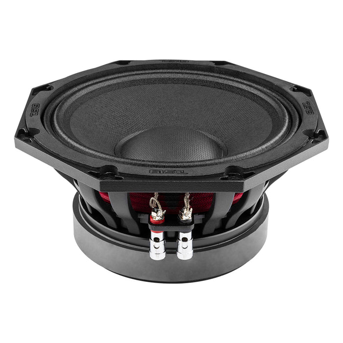 DS18 8" Midrange Octagon Loudspeaker 8 Ohm 800W Black Car Audio 8OCT400-8