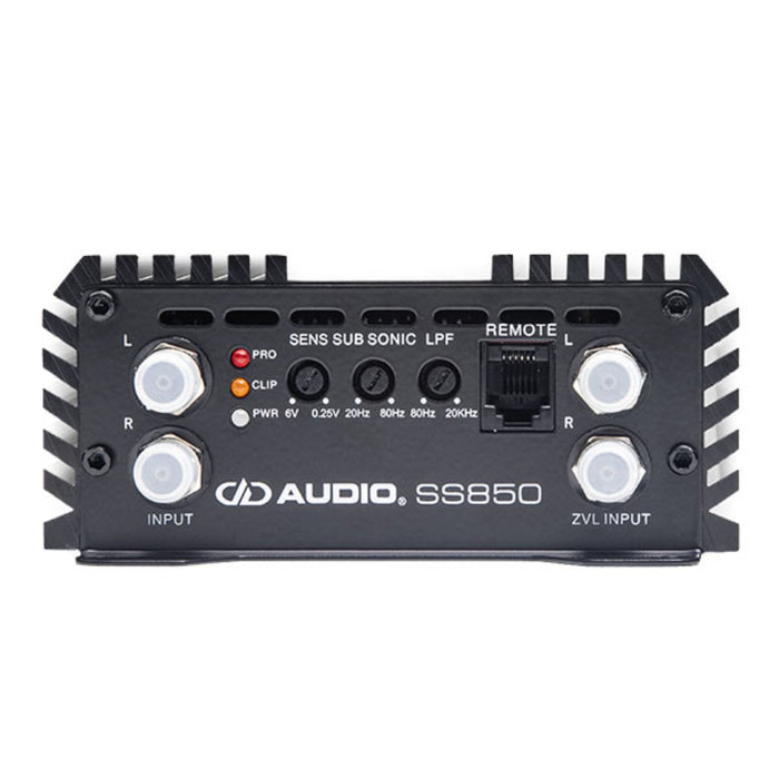 850W 1-Ohm Class-D Compact Monoblock Amplifier DD Audio SS Series SS850