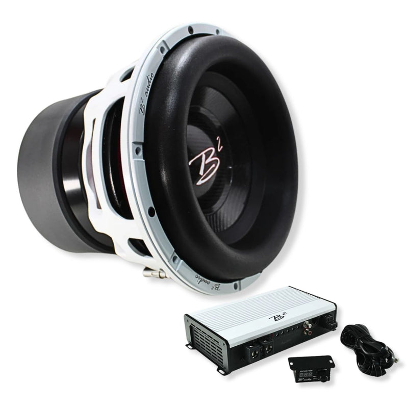B2 Audio RAGEXL12-D2 12" 3500W RMS Subwoofer with RAGE 3500 Amp