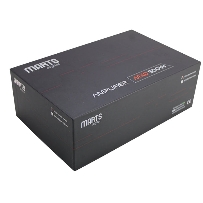 Marts Digital MXD Series Monoblock Full Range 500W 1 Ohm Amplifier MXD-500-1-V2