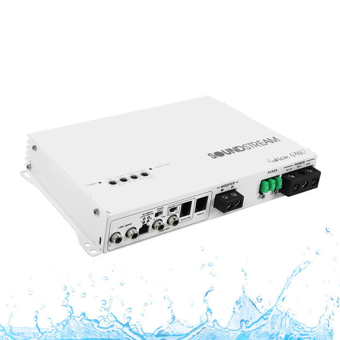 Monoblock 1000 Watt 1-Ohm Marine Water Resistant Amplifier Soundstream MR1.2000D