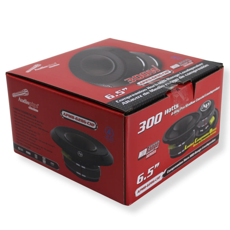 6.5" 150W RMS 4 Ohm Hybrid Midrange Compression Horn Speaker Audiopipe APMB-628G