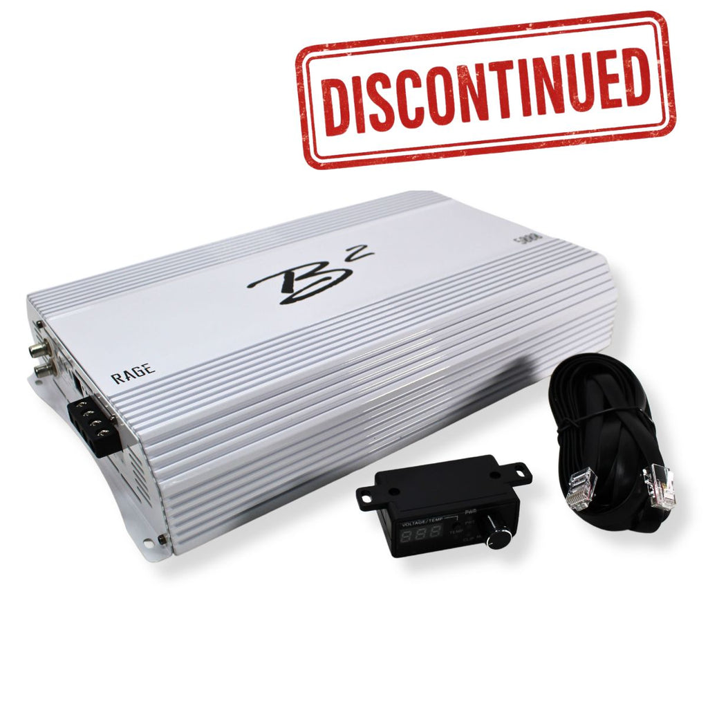 B2 Audio RAGE Series 5K 5000 Watt 1-Ohm Class D Full Bridge
