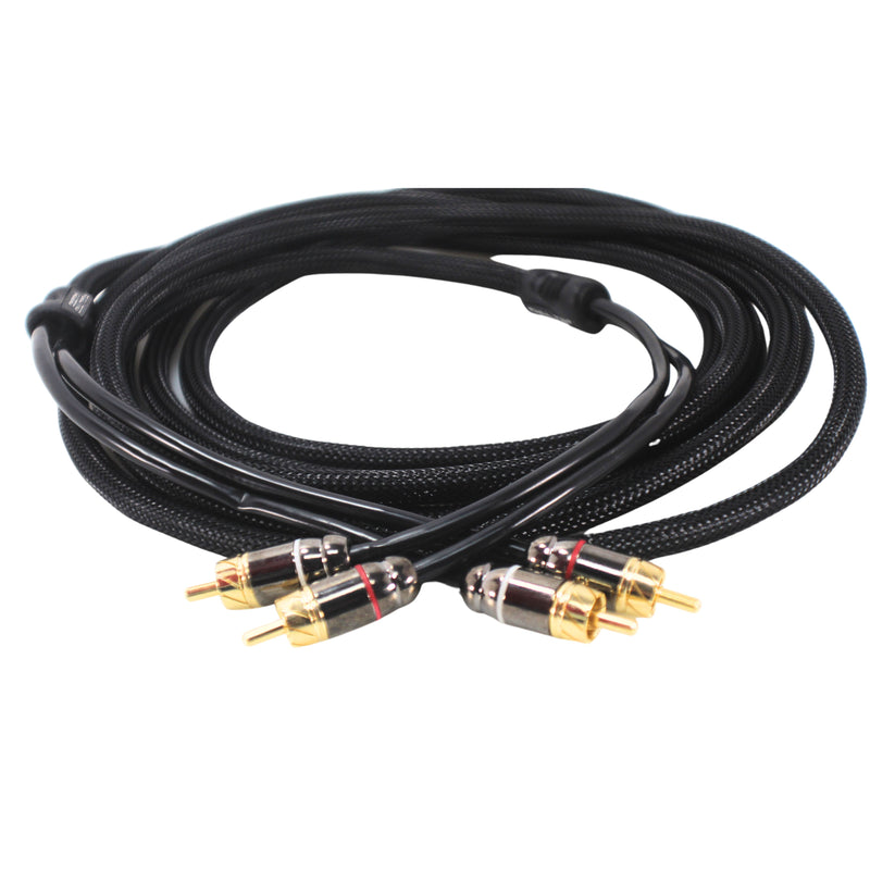 Full Tilt Audio HQ Series 12FT RCA Gold Plated Tip 2 channel Cable FT-RCA12.0-HQ