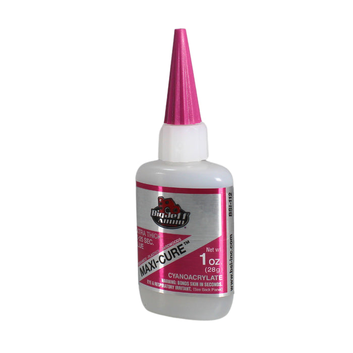 Big Jeff Audio 1/2 - 8 oz Maxi-Cure Extra-Thick CA Glue - High-Strength Adhesive