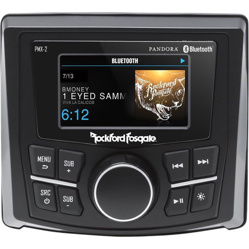Rockford Fosgate PUNCH Marine Compact AM/FM/WB DIGI Media REC 2.7" DISPL / PMX-2