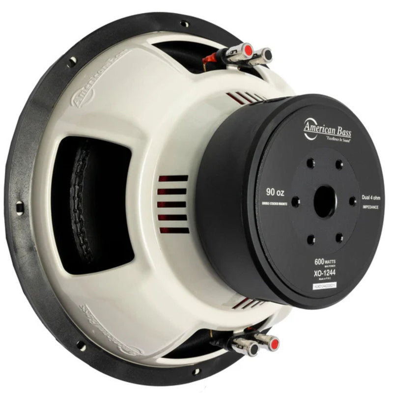 American Bass Car Audio 12" Subwoofer 2" Dual Voice Coil 4 Ohm 600W XO-1244