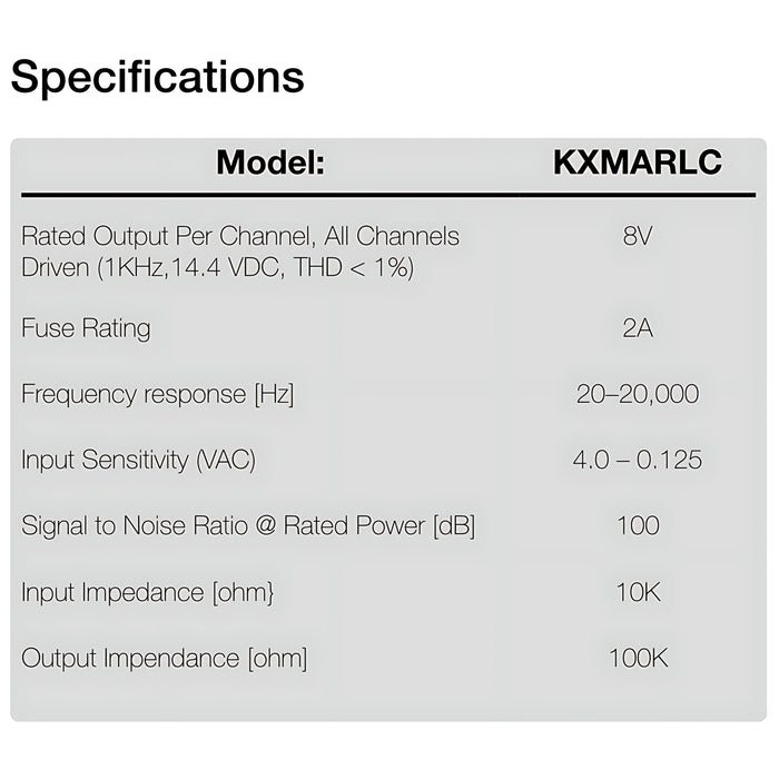 Kicker KXMARLC Marine 4 Zone Volume Controller / KI-48KXMARLC