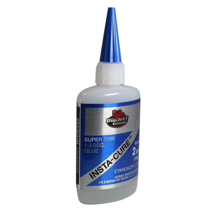 Big Jeff Audio 1/2 to 8 oz Insta-Cure CA Water-Thin, Fast-Acting Adhesive