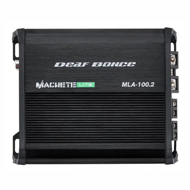 100W 4 ohm RMS Class D 2-Channel Full Range Amp Deaf Bonce Machete MLA-100.2