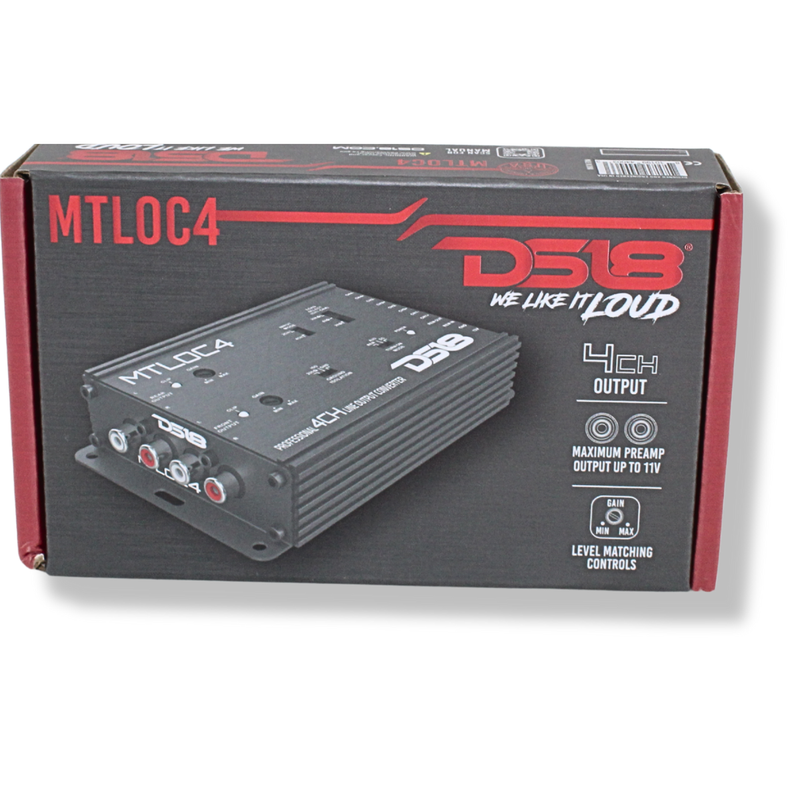 4-Channel High-to-Low Line Output Converter with Remote/Automatic Turn-On MTLOC4