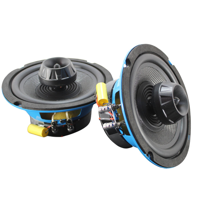 Motorcycle/Marine 6.5" Hybrid 4-Ohm 100W RMS Midrange F1 Speakers Pair-OPEN BOX