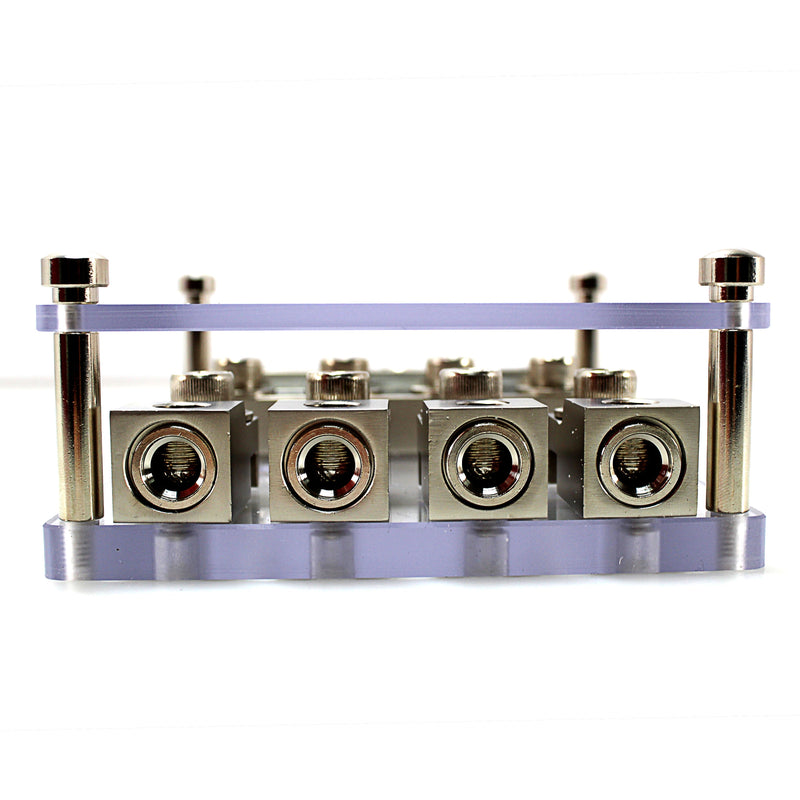 Audiopipe 4 Way 0/4 GA 3-In 4-Out Positive Power Distribution ANL Block