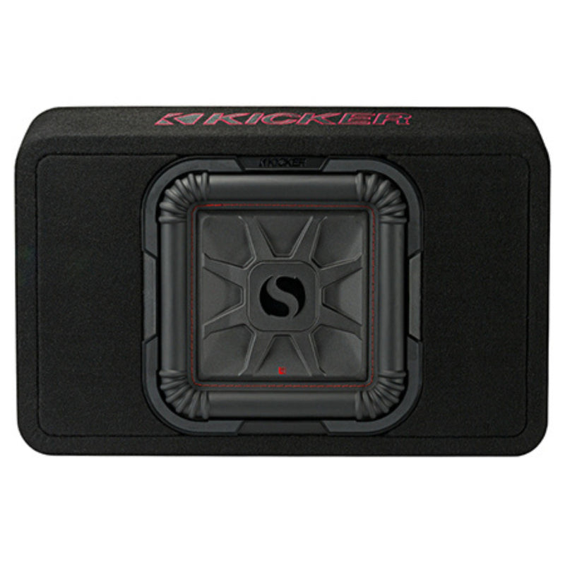 Kicker TL7T Series Compact 10" 500W RMS 2-Ohm Loaded Subwoofer Enclosure