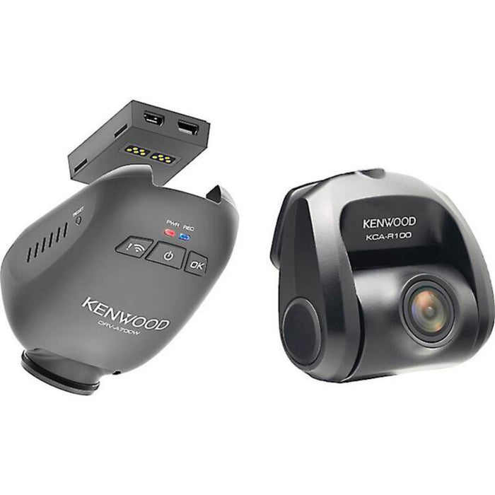 Kenwood Compact HD 2 Megapixel Dashboard Camera With Wi-Fi& GPS W/ Rear Cam