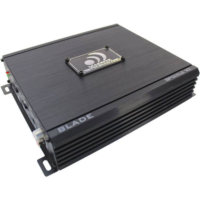 500W 2-Ch Class A/B 2-Ohm Stable Amplifier Massive Audio Blade / BP500.2-v2