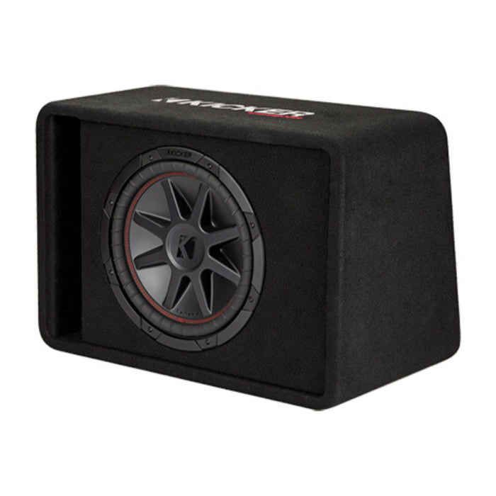 Kicker 12" CompVR Loaded Single Subwoofer Enclosure 2 Ohm 800W Peak 48VCVR122