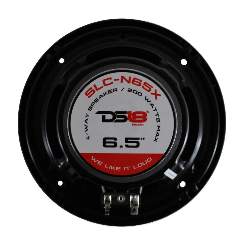 DS18 6.5" 4-way Coaxial Speakers 400 Watts 4-Ohm SLC-N65X - Big Jeff Online Inc