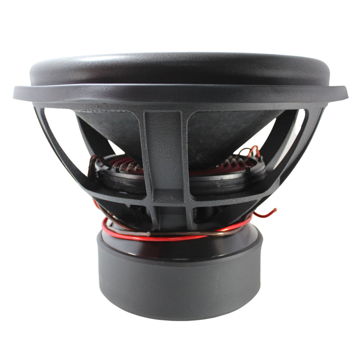Massive Audio 18 Inch Dual 1-Ohm Subwoofer 12000W Max 4" Flat Wound Voice Coil