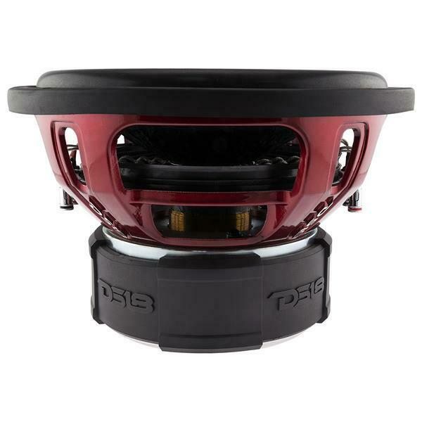 12" 1250 Watt RMS Dual Voice Coil 2-Ohm Red Frame Subwoofer EXL-12.2D DS18