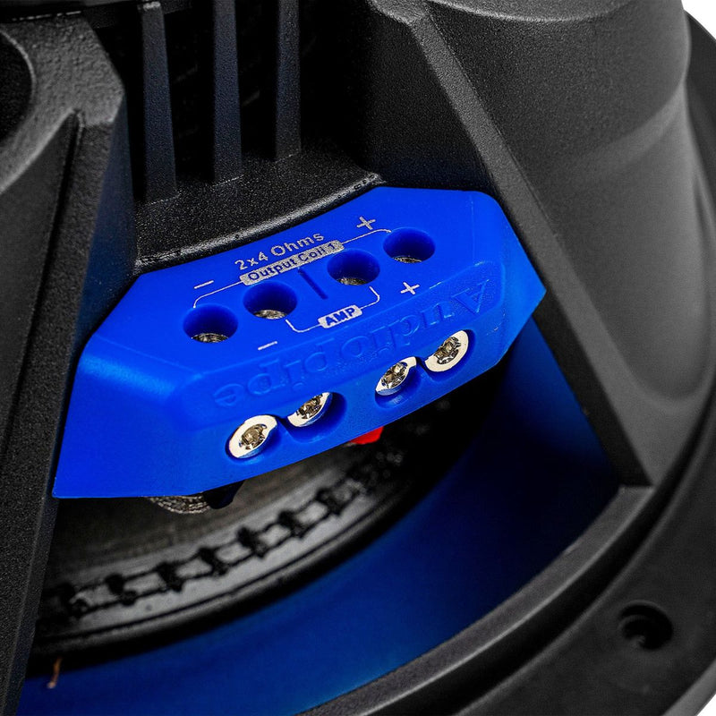 Audiopipe 12" Subwoofer 1200W RMS Dual 4 Ohm 4- Stack Magnet TXX-BDD4-12