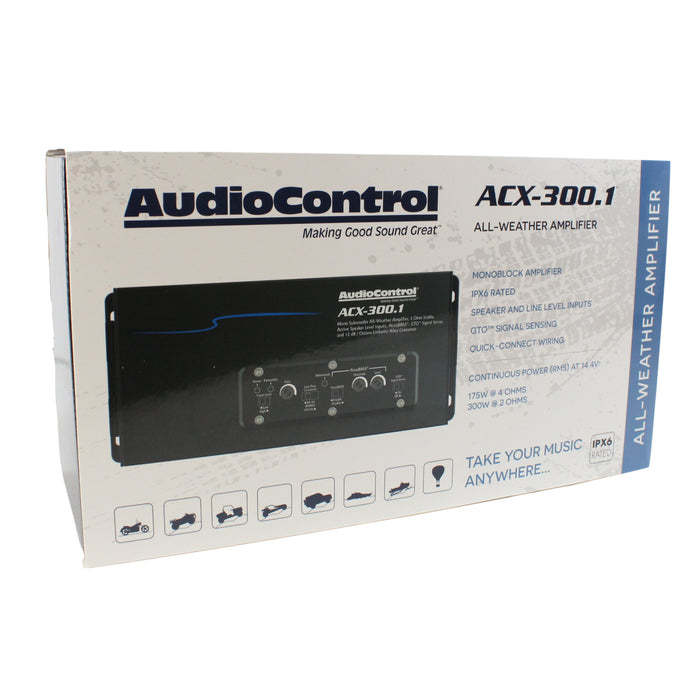 AudioControl Monoblock 300 Watt Marine and Powersports All Weather Amplifier