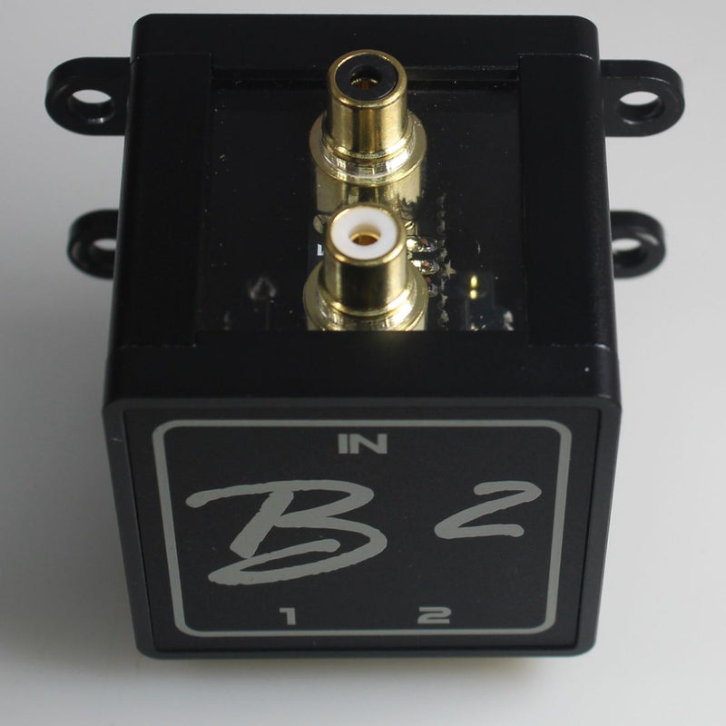 B2 Audio 1-to-2 Pair Cockbox RCA Splitter Distribution Block OPEN BOX