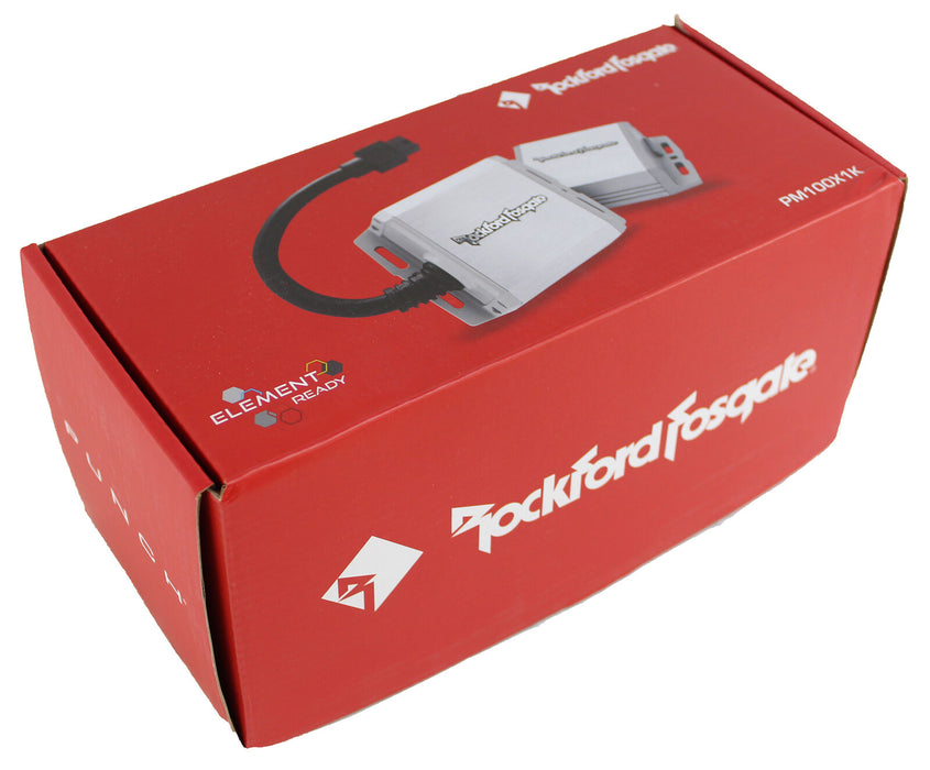 Pair of Rockford Fosgate Punch Marine 100W Full-Range Mono Amplifiers PM100X1K