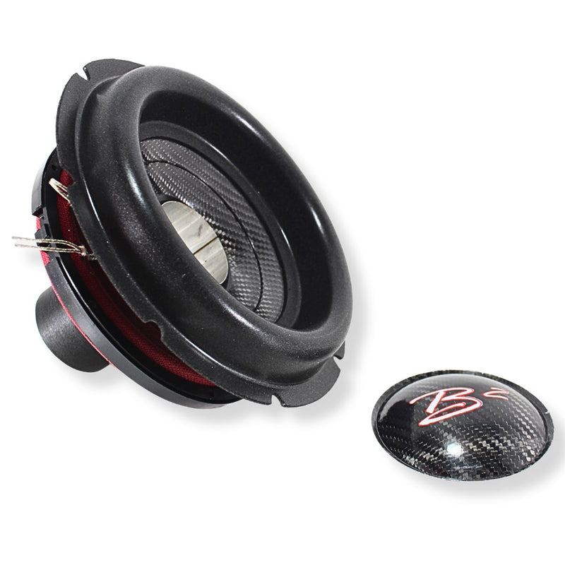B2 Audio Rampage 8" Re-cone Kit Drop  1-Ohm 3" Coil Carbon Fiber