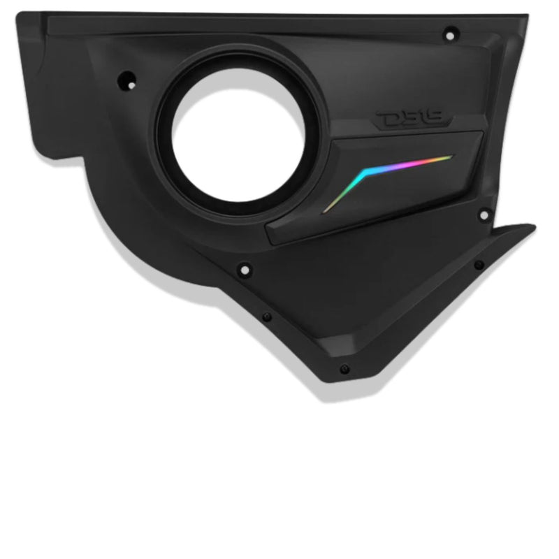DS18 Can-Am Maverick X3 Front Door Speaker Panels w/ Digital LED Lighting 2020+