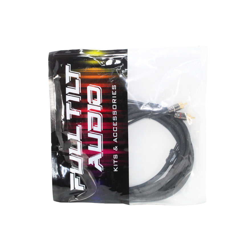 Full Tilt Audio HQ Series 10FT RCA Gold Plated Tip 2 channel Cable FT-RCA10.0-HQ